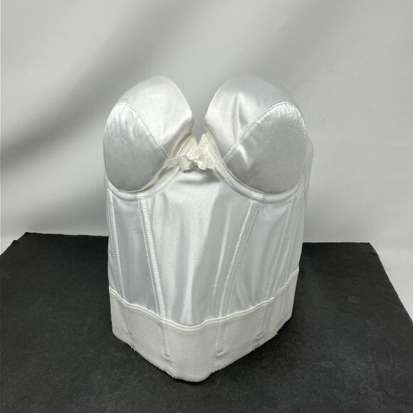 Wonderbra Bra 34B Push Up Bra 7554  Corset Bustier Bra Underwire Satin Strapless - Picture 1 of 12